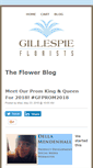 Mobile Screenshot of blog.gillespieflorists.com